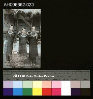 藏品(蕃婦演奏樂器手彩明信片 (昭和年))的圖片